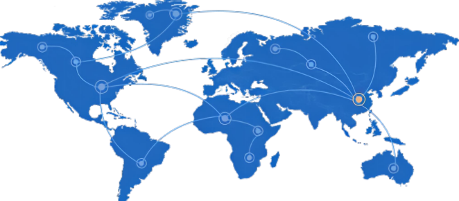 Silicate Supplies global shipping routes to 30+ countries across 6 continents